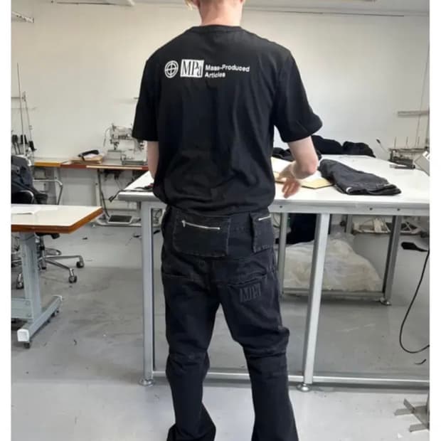 [S] 플라스틱 프로덕트 Bag pants 백팬츠 mpa