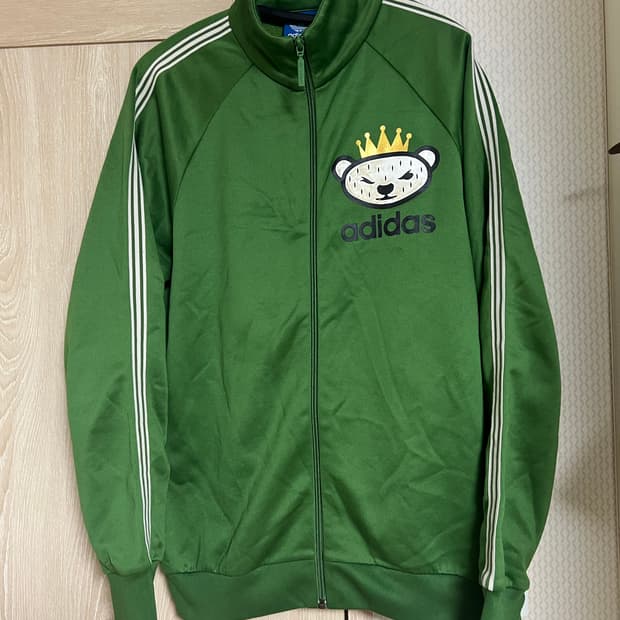 00s 올드스쿨 아디다스 니고베어 그린 져지 트랙탑
