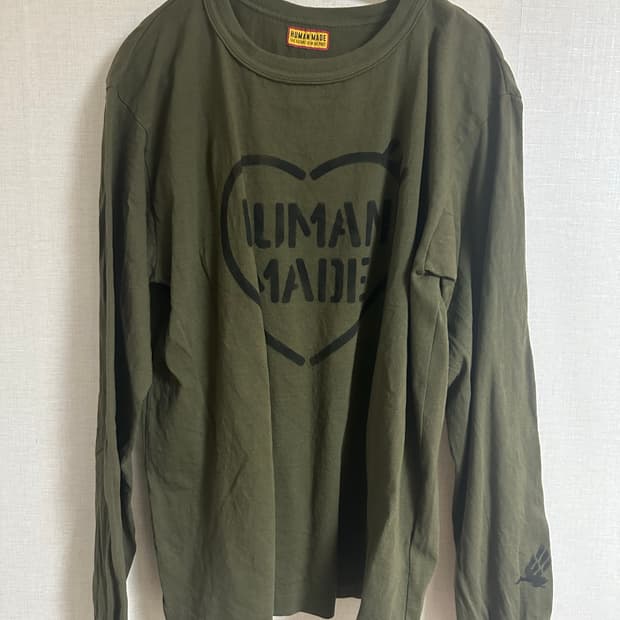 휴먼메이드 롱슬리브 xl