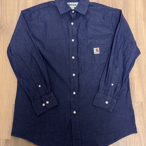 칼하트 셔츠 L 데님네이비