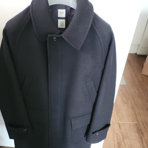 25AW 어나더오피스 발마칸 네이비 2사이즈