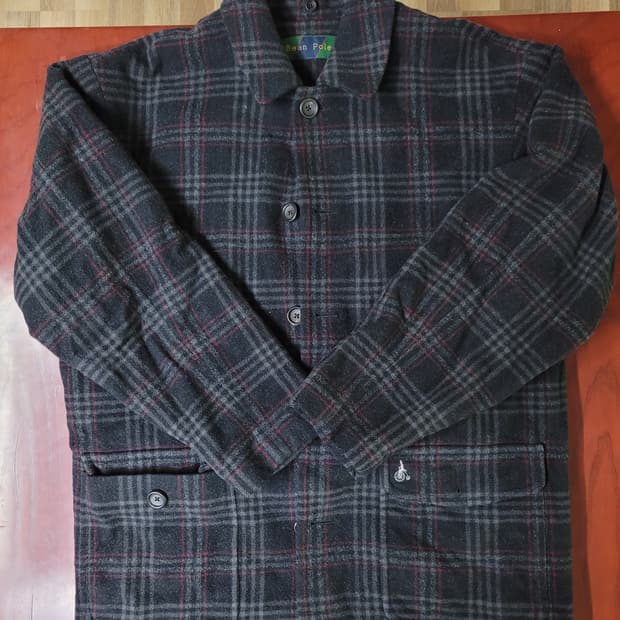 빈폴 체크 코트