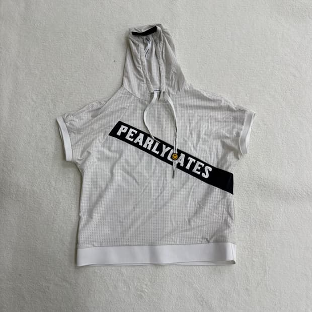 실측확인 파리게이츠 메쉬 후드 반팔티 0313T