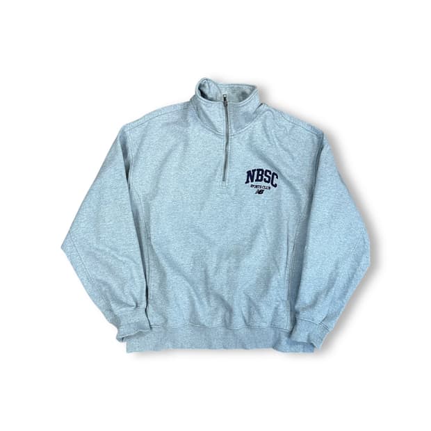 뉴발란스 하프집업 맨투맨