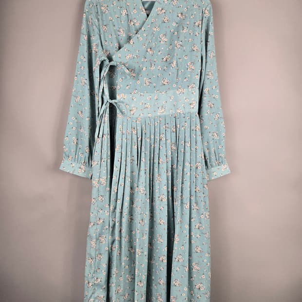 [무료배송]다래원 1 여성 플라워 생활 한복 철릭 롱 원피스