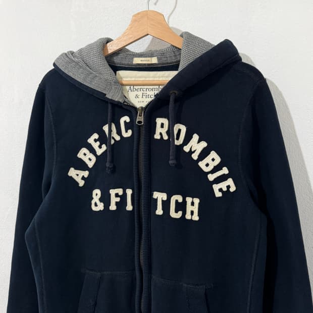 아베크롬비 블랙 후드집업