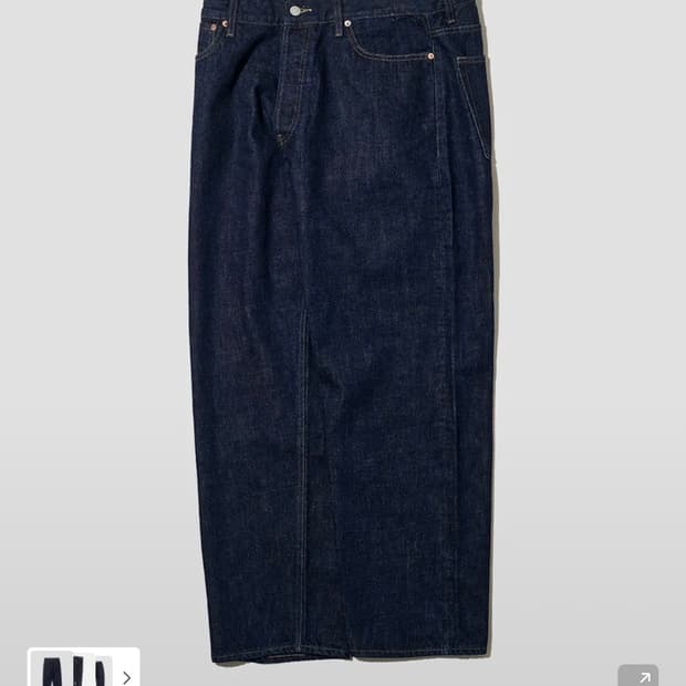 [30] 유니온블루 5PK 아콘 셀비지 와이드 데님 원워시