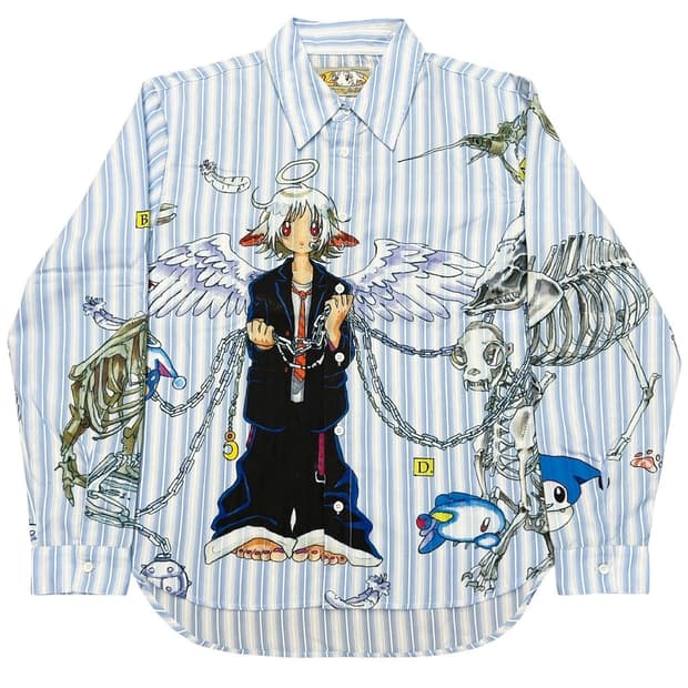 유민하 Gradient Stripe Mura Workshirt