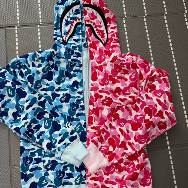 베이프 세퍼레이트 후드집업 / M