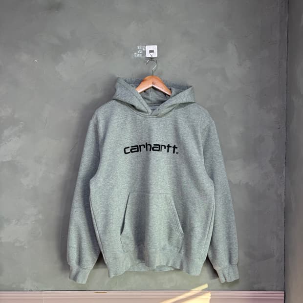 칼하트 wip 후드 그레이