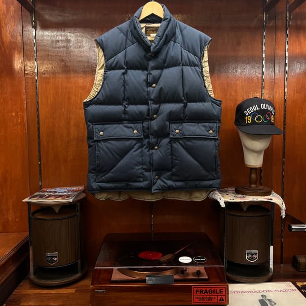 90s 에디바우어 구스다운 패딩 베스트 [ 105 ]