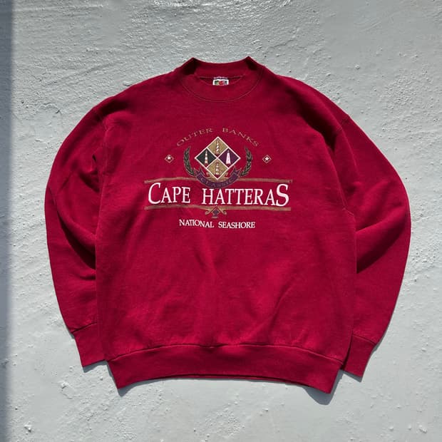 90s 프룻 오브 더 룸 미제 50/50 스웻셔츠 