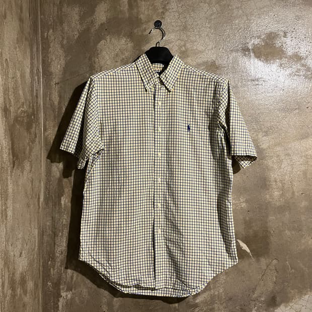 폴로랄프로렌 반팔 체크셔츠