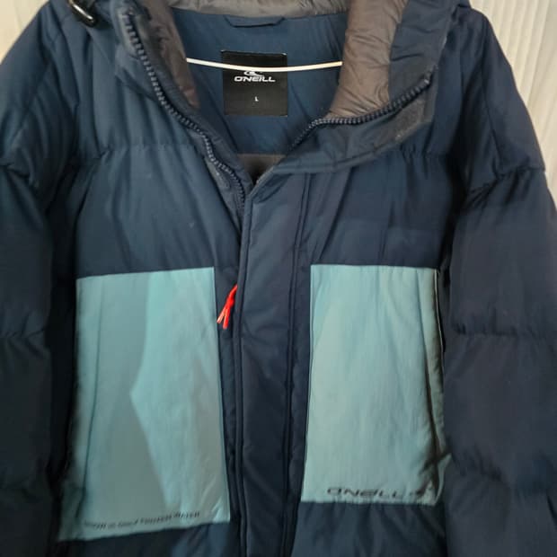 오닐 네이비/블루 오리털패딩