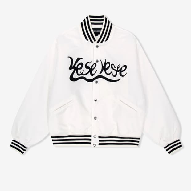 예스아이씨 스타디움 화이트 자켓