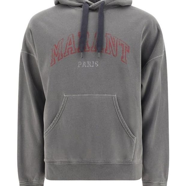 이자벨 마랑 마일리 로고 드로스트링 후드