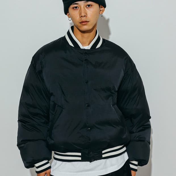 빔즈 덕다운 바시티 자켓 M