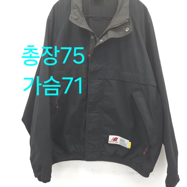 XL 디스이즈네버댓 X 뉴발란스 블랙 바람막이 점퍼