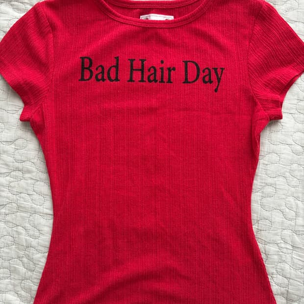 스컬프터 반팔티 레드 S