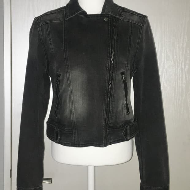  Mixxo black denim jacket 