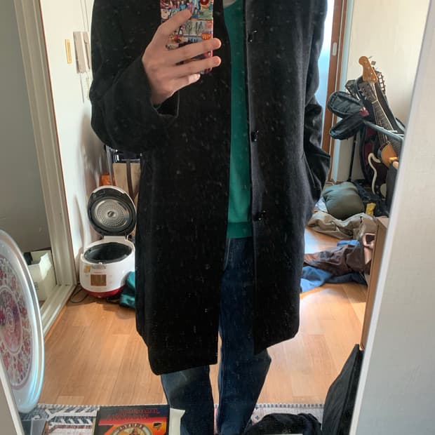 Dezert 데저트 울 케시미어  혼방 싱글 코트