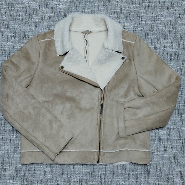 GU 여성 무스탕 자켓 L