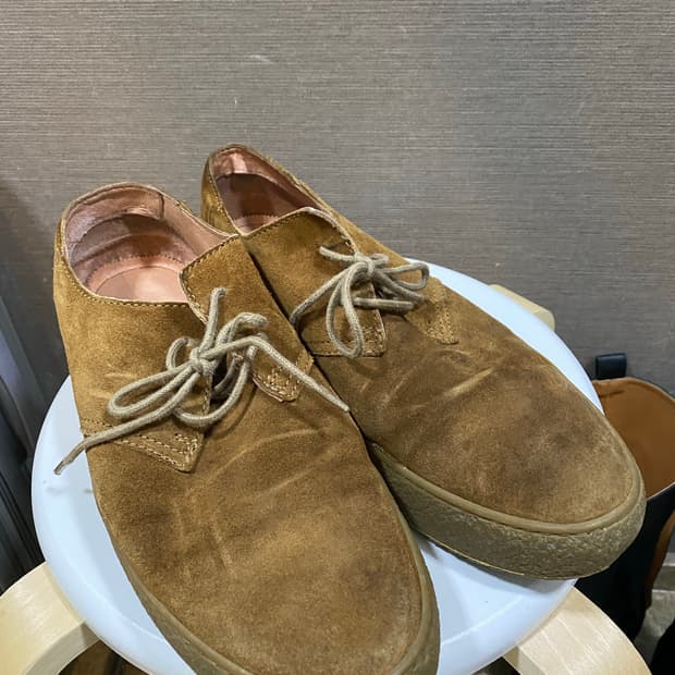 H&M 스웨이드 로퍼 더비 슈즈 구두 280