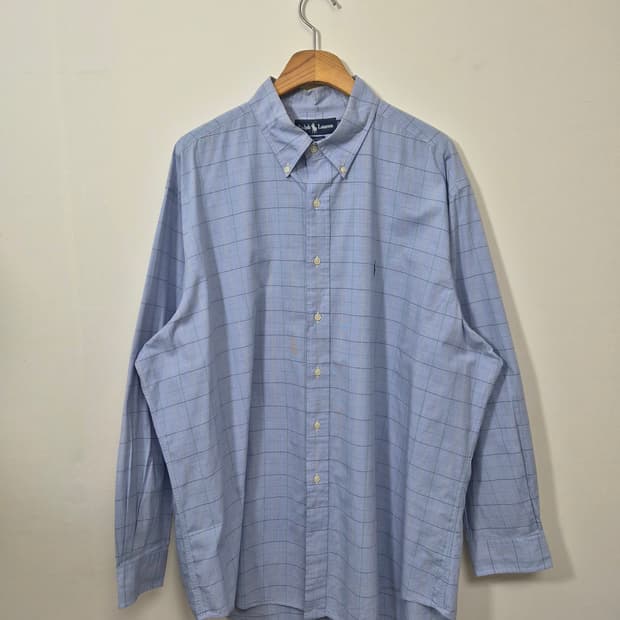 폴로Polo 체크 셔츠 XL - S51