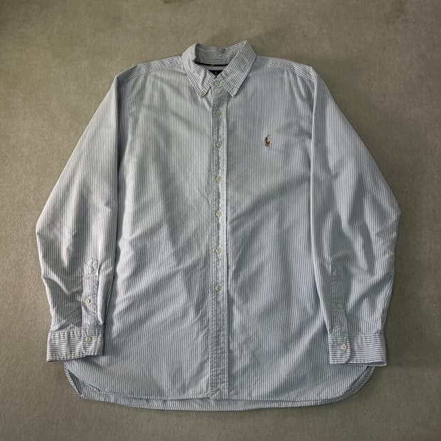110 폴로랄프로렌 스트라이프 코튼 셔츠 