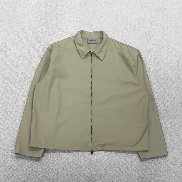 에센셜 피어오브갓 트윌 블루종 자켓 베이지