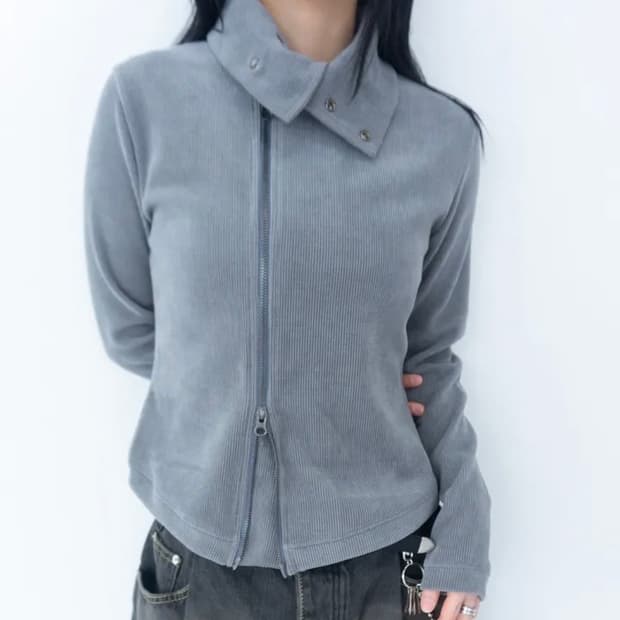 이즈이즈 니트 자켓 상의