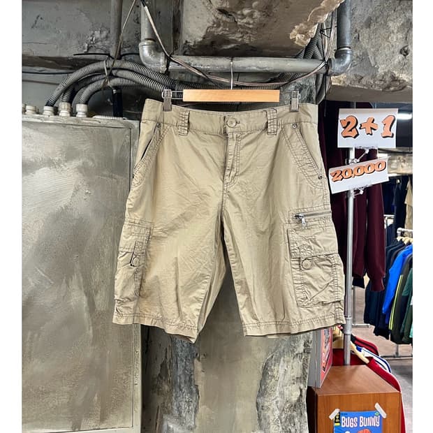빈티지 카고 하프 팬츠 베이지 32 #csz3473