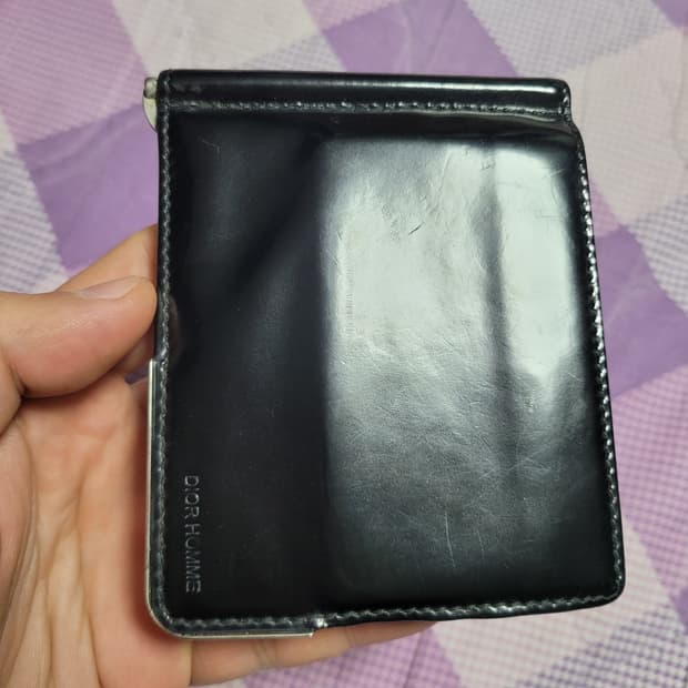 정품 디올옴므 머니클립