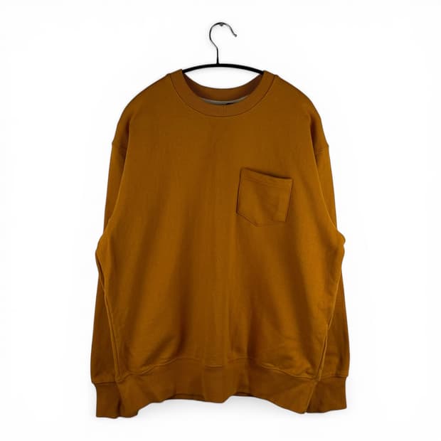 L) 유니폼브릿지 포켓 맨투맨 머스타드