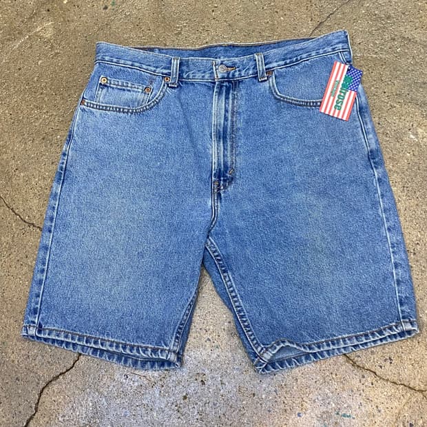 미국 빈티지 리바이스 505 연청바지 36size