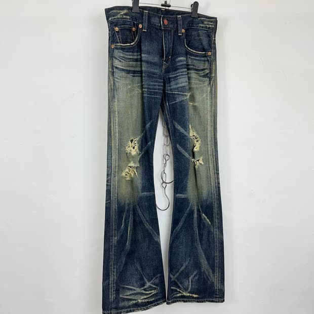 Edwin Blue Trip 503 Red Point Destroyed 