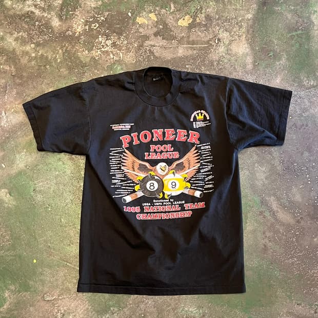 90's [L] 프룻오브더룸 빈티지 USA 그래픽 싱글스티치 티셔츠