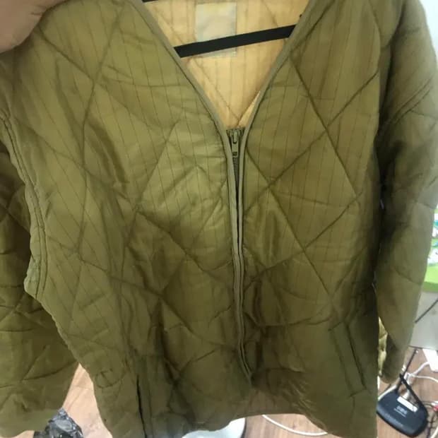 군용 구형 노란 깔깔이m 95-100