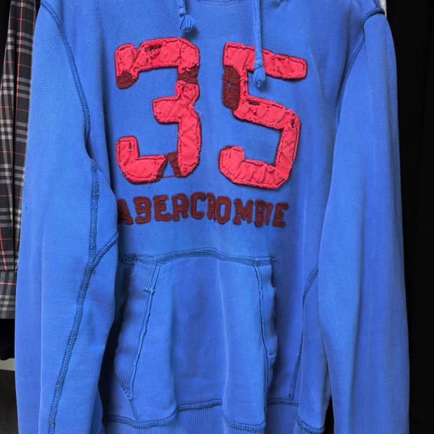 아베크롬비 파랑 후드