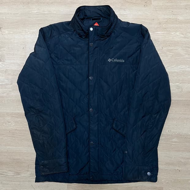 컬럼비아 옴니히트 퀼팅 경량패딩 점퍼 [네이비] L/100