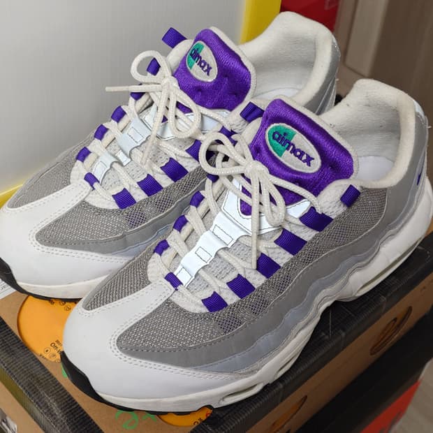 [270] 나이키 에어맥스95 OG 보라메쉬 미품