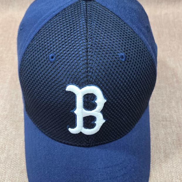 [정품] MLB 보스턴 레드삭스 메쉬 배색 캡 모자 (S-M / 57)