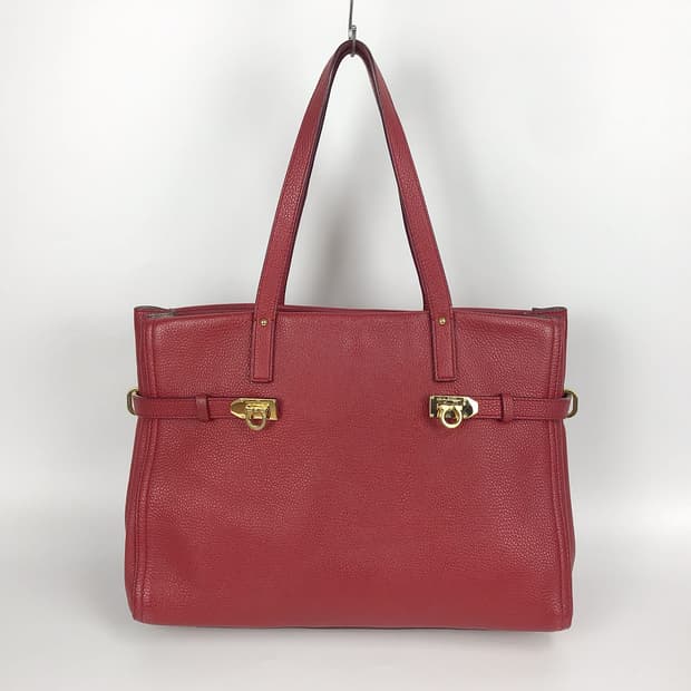 페라가모 Ferragamo 레드 토트백 숄더백 여성 가방