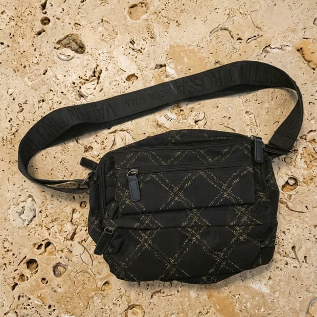 발렌티노 나일론 숄더 블랙 