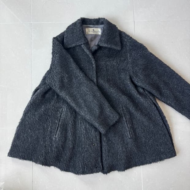 Anna Marie Beretta 안나마리베레타 80s 그레이모헤어 코트