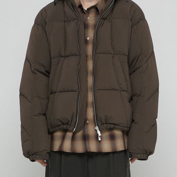 비긴202 에이트 헤비 다운 점퍼 + 셔츠