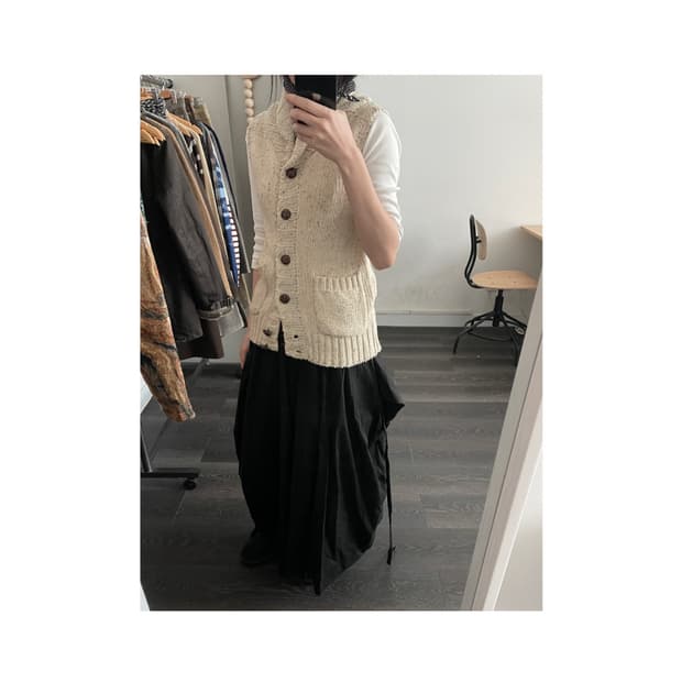 On The Couch Vintage Knit Vest