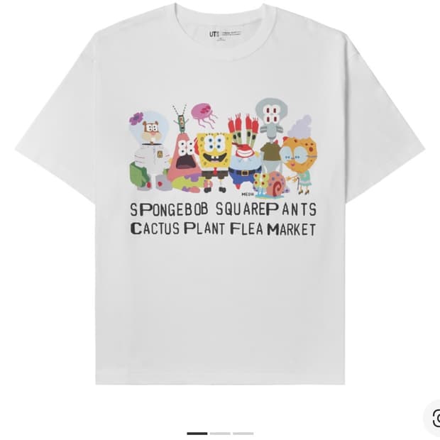 유니클로 CPFM 스폰지밥 티셔츠