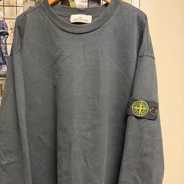 스톤아일랜드 블랙 맨투맨 XXL