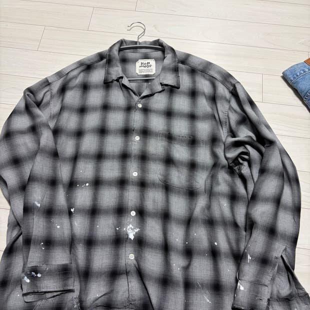 (1) Hommless 홈리스 레이온 셔츠 